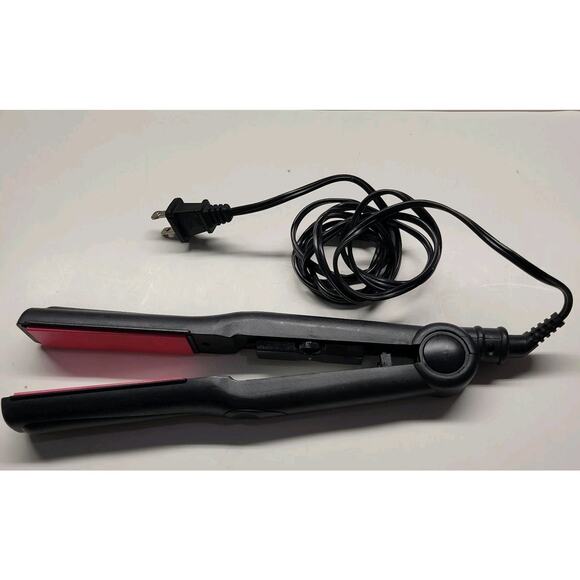 Revlon Ceramic 1" Flat Iron RVST2029A Hair Straightener Black Pink - Picture 1 of 7